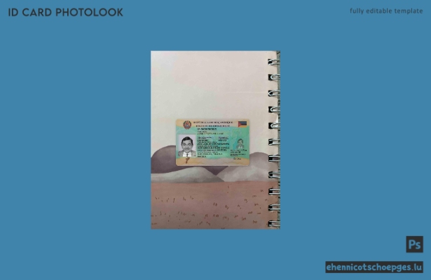 Mosambik Ausweis Fotolook Beispielvorschau